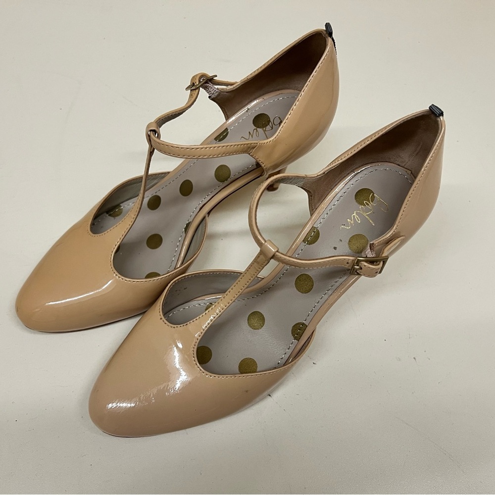 Boden Women’s Nude Patent T-Strap Pumps